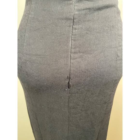 Shona Joy Simone Fitted Cutout Black Midi Dress Size 4 - Picture 6 of 8